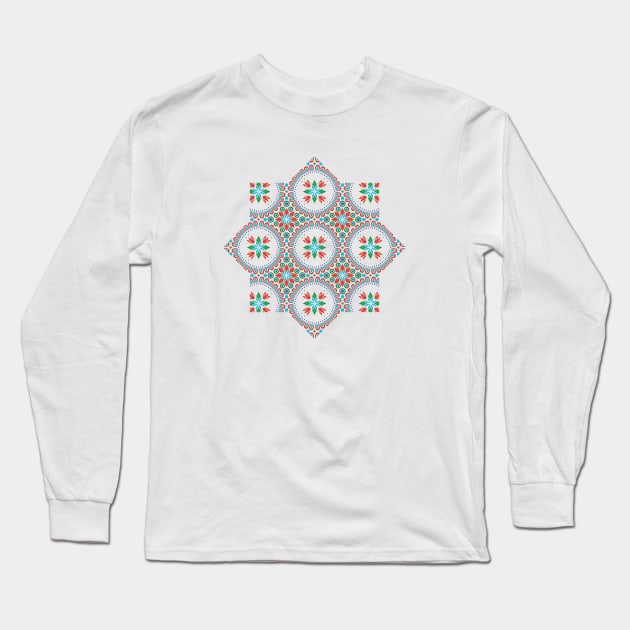 Iznik — Turkish decor Long Sleeve T-Shirt by GreekTavern